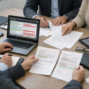 Resolving Version Control Discrepancies in Multi-Party Contract Negotiations